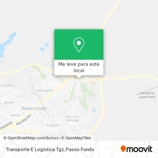 Transporte E Logística Tgz mapa