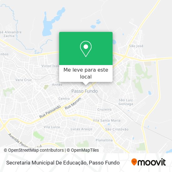 Secretaria Municipal De Educação mapa