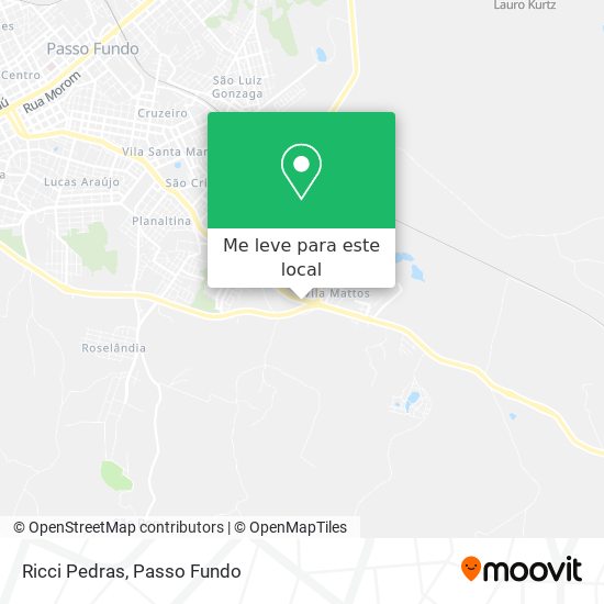 Ricci Pedras mapa