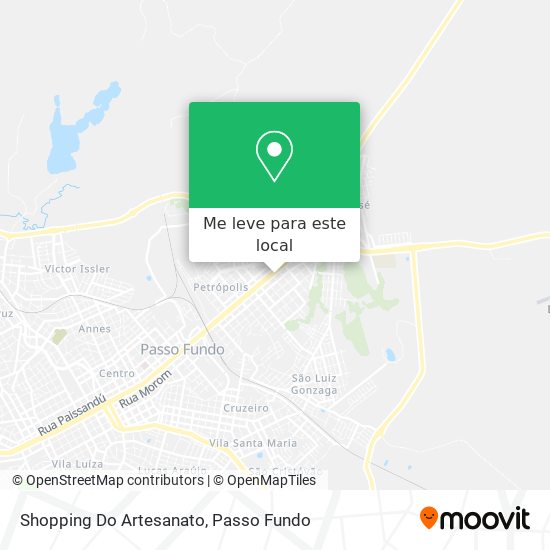 Shopping Do Artesanato mapa