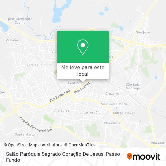 Salão Paróquia Sagrado Coração De Jesus mapa