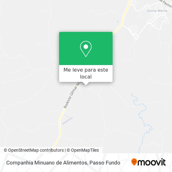 Companhia Minuano de Alimentos mapa
