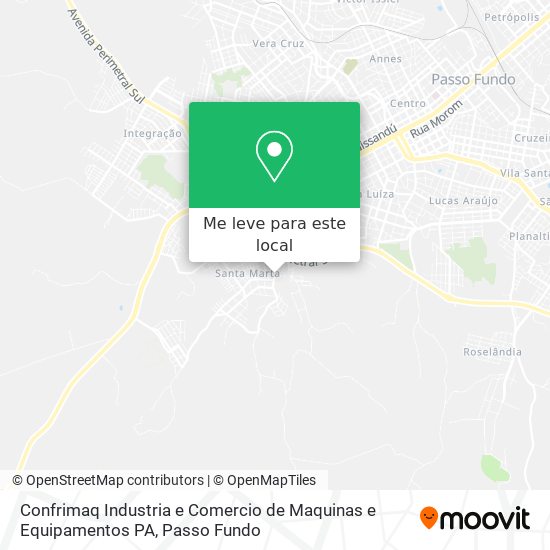 Confrimaq Industria e Comercio de Maquinas e Equipamentos PA mapa