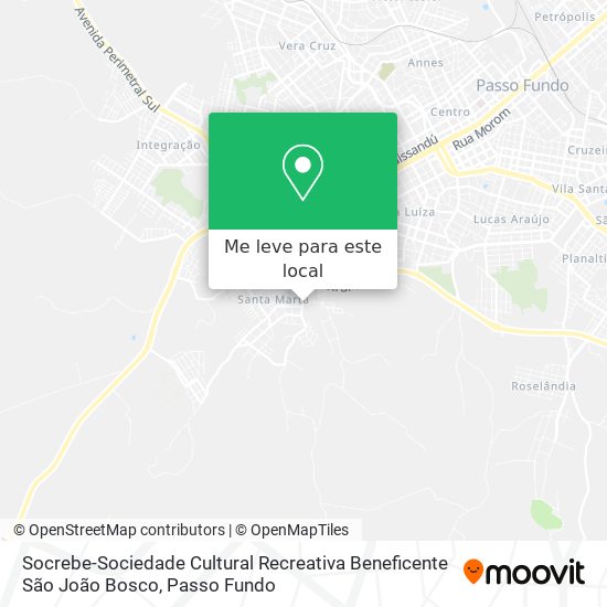 Socrebe-Sociedade Cultural Recreativa Beneficente São João Bosco mapa