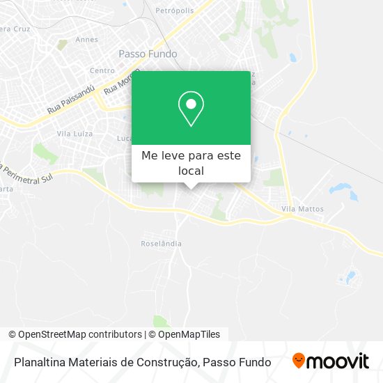 Planaltina Materiais de Construção mapa