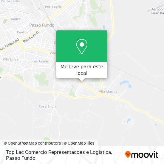 Top Lac Comercio Representacoes e Logistica mapa