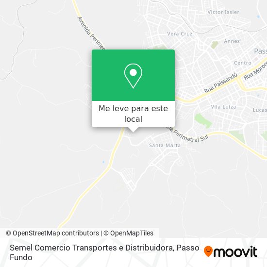 Semel Comercio Transportes e Distribuidora mapa