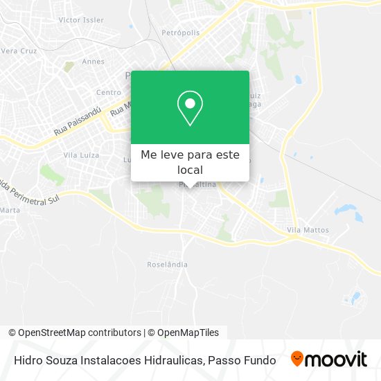 Hidro Souza Instalacoes Hidraulicas mapa