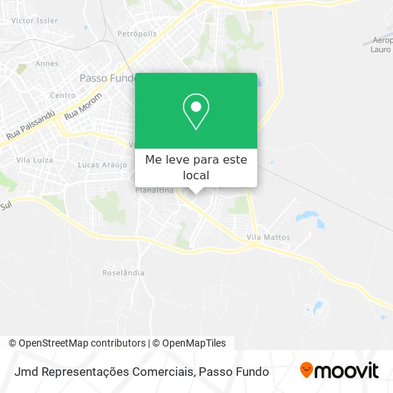 Jmd Representações Comerciais mapa