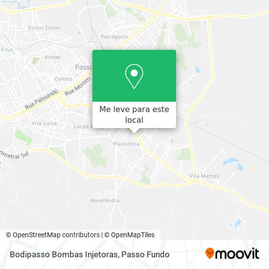 Bodipasso Bombas Injetoras mapa