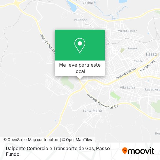 Dalponte Comercio e Transporte de Gas mapa