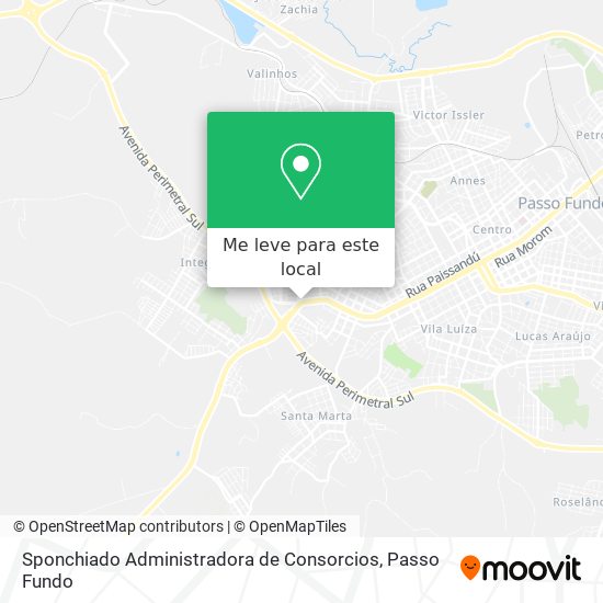 Sponchiado Administradora de Consorcios mapa