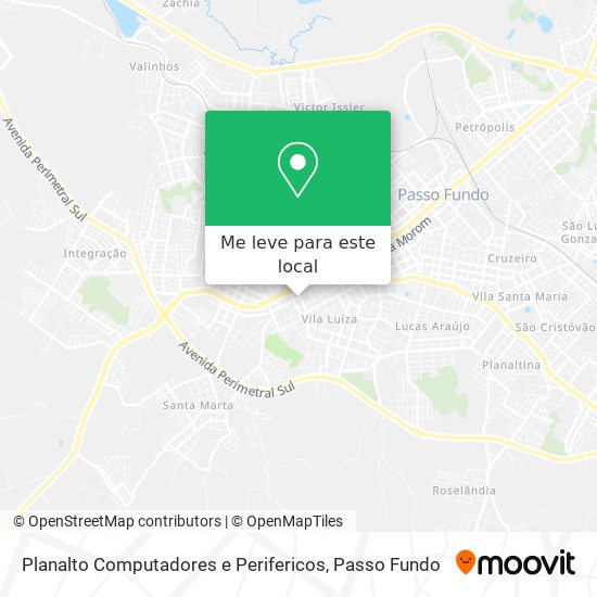 Planalto Computadores e Perifericos mapa