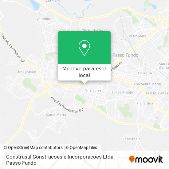 Construsul Construcoes e Incorporacoes Ltda mapa