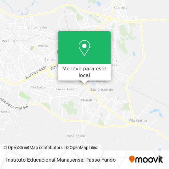 Instituto Educacional Manauense mapa