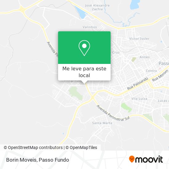 Borin Moveis mapa