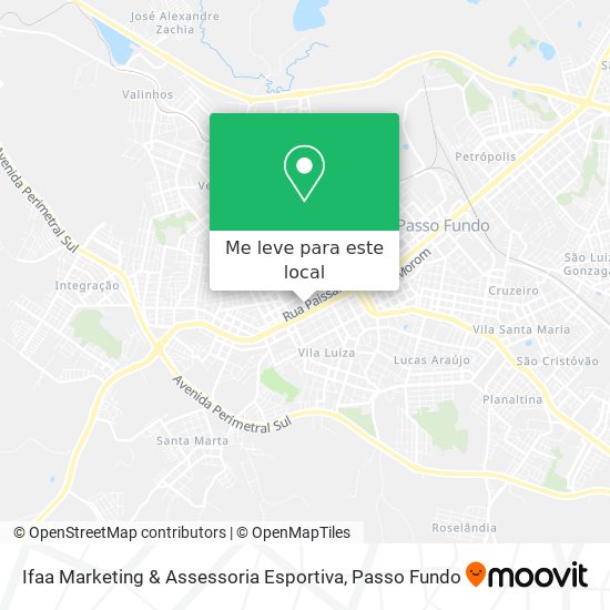 Ifaa Marketing & Assessoria Esportiva mapa