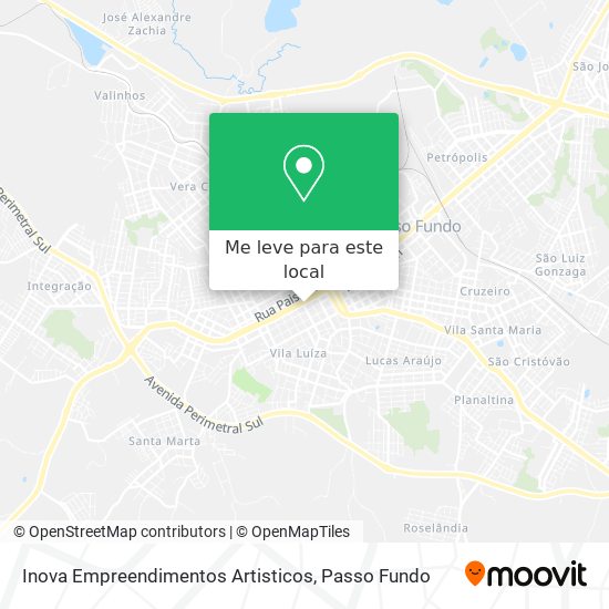 Inova Empreendimentos Artisticos mapa