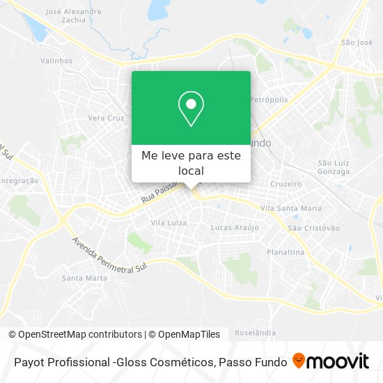 Payot Profissional -Gloss Cosméticos mapa