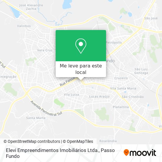 Elevi Empreendimentos Imobiliários Ltda. mapa