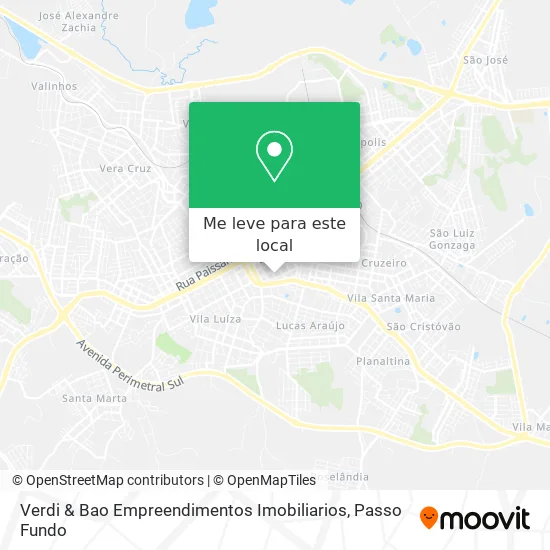 Verdi & Bao Empreendimentos Imobiliarios mapa