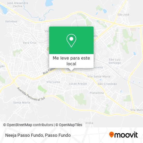 Neeja Passo Fundo mapa