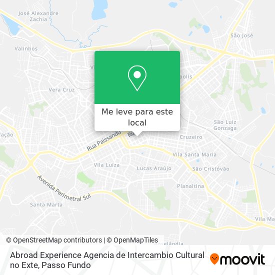 Abroad Experience Agencia de Intercambio Cultural no Exte mapa