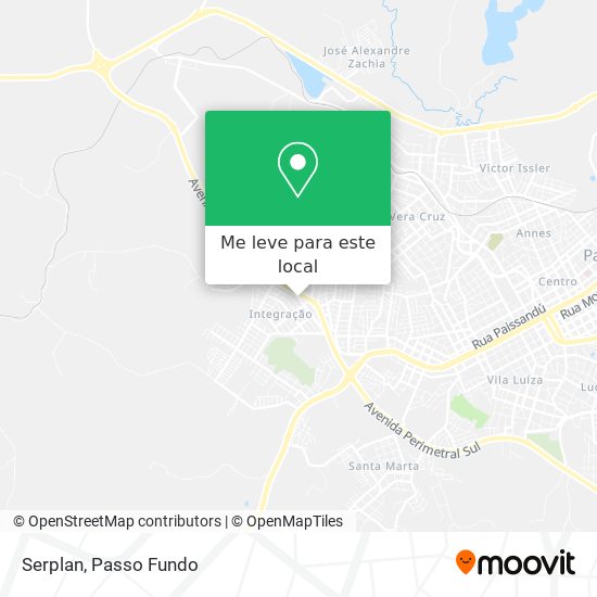 Serplan mapa