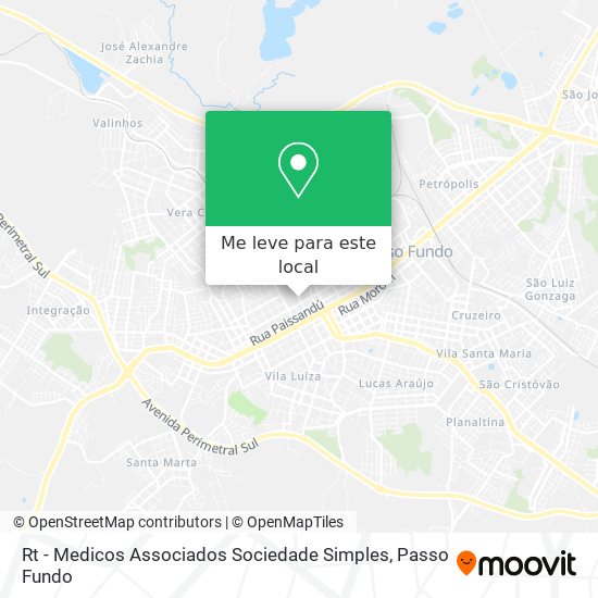 Rt - Medicos Associados Sociedade Simples mapa