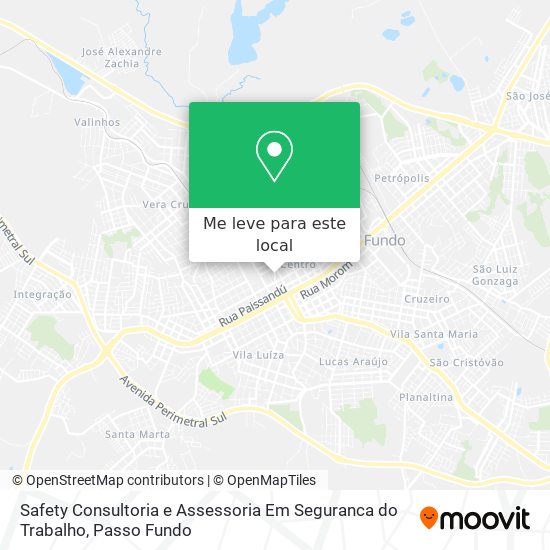 Safety Consultoria e Assessoria Em Seguranca do Trabalho mapa