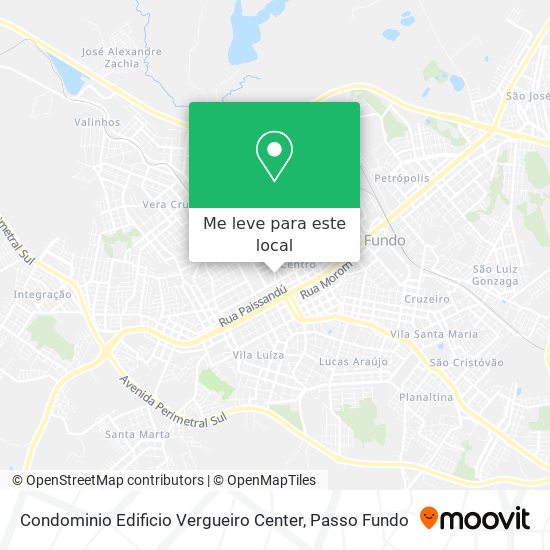 Condominio Edificio Vergueiro Center mapa