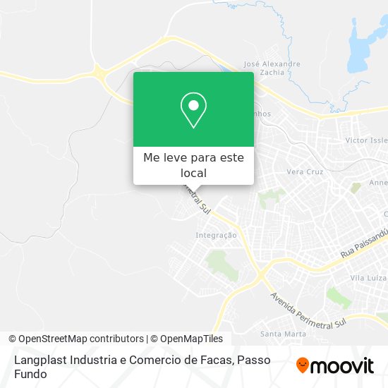 Langplast Industria e Comercio de Facas mapa