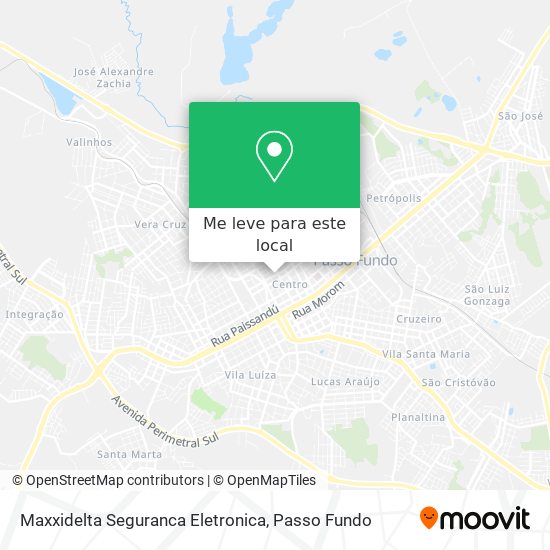 Maxxidelta Seguranca Eletronica mapa
