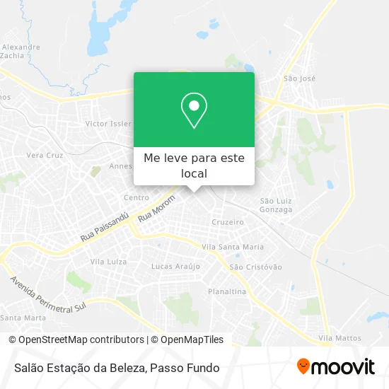 Salão Estação da Beleza mapa