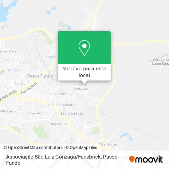 Associação São Luiz Gonzaga / Facebrick mapa