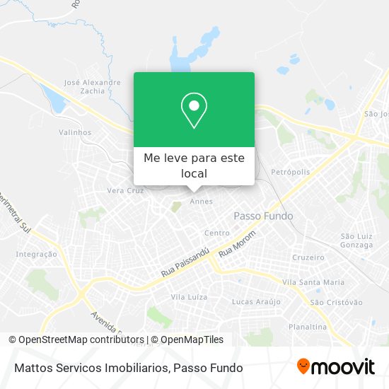 Mattos Servicos Imobiliarios mapa