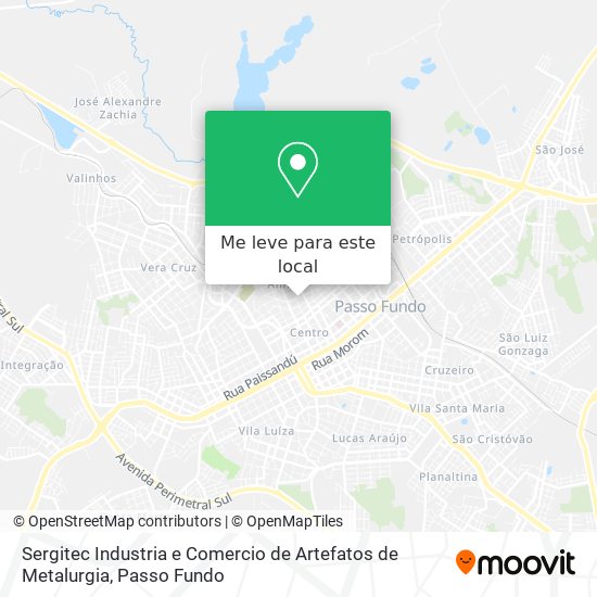 Sergitec Industria e Comercio de Artefatos de Metalurgia mapa