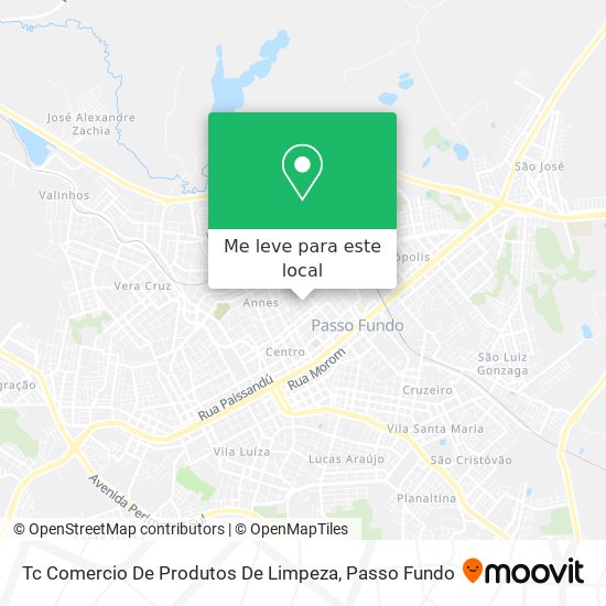 Tc Comercio De Produtos De Limpeza mapa