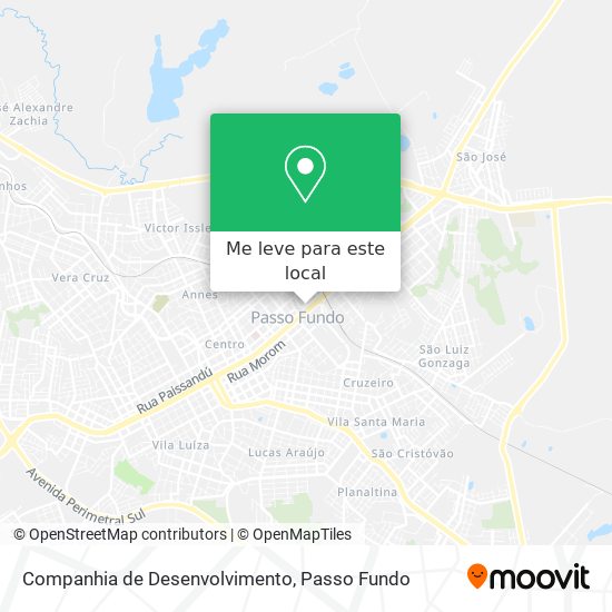 Companhia de Desenvolvimento mapa