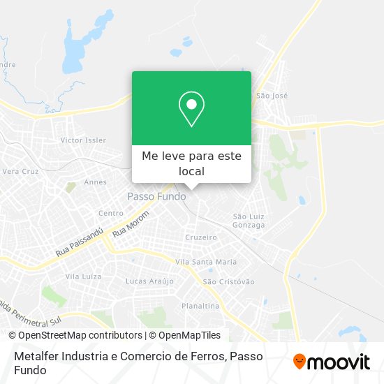 Metalfer Industria e Comercio de Ferros mapa