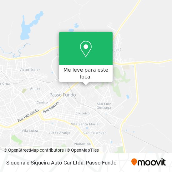 Siqueira e Siqueira Auto Car Ltda mapa