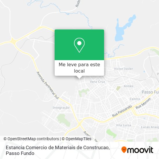 Estancia Comercio de Materiais de Construcao mapa