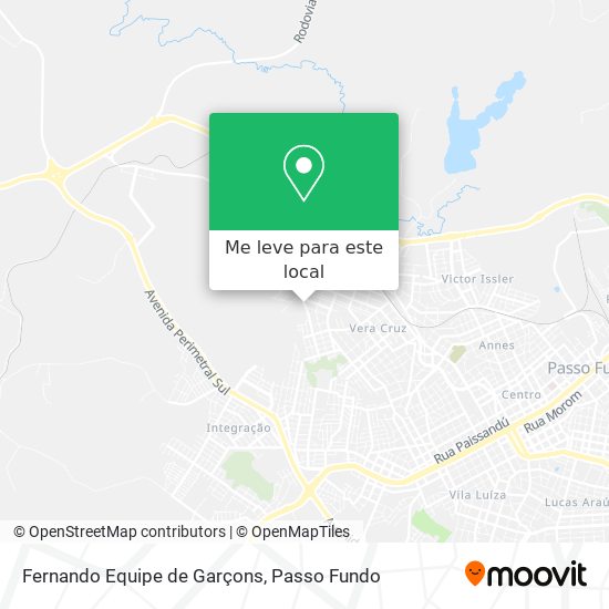 Fernando Equipe de Garçons mapa