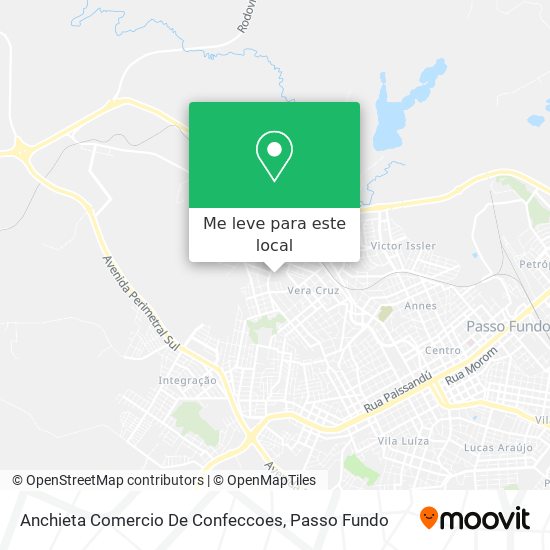 Anchieta Comercio De Confeccoes mapa