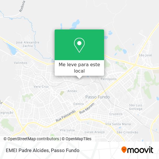 EMEI Padre Alcides mapa