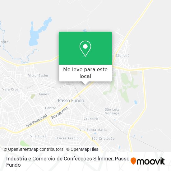 Industria e Comercio de Confeccoes Silmmer mapa