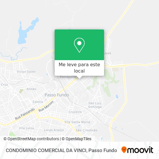 CONDOMINIO COMERCIAL DA VINCI mapa