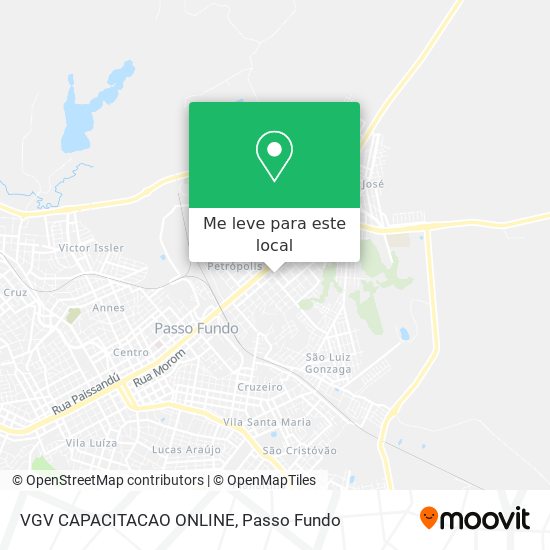 VGV CAPACITACAO ONLINE mapa