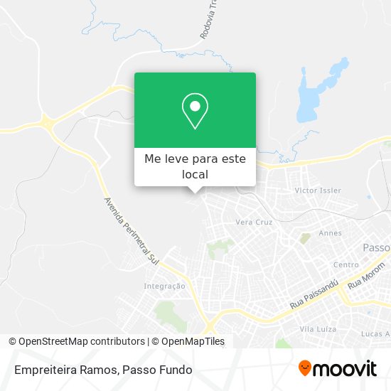 Empreiteira Ramos mapa