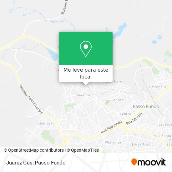 Juarez Gás mapa